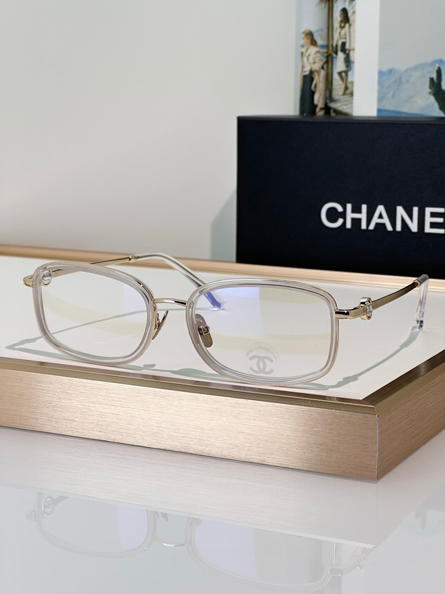 CHANEL 2221  RECTANGLE Glasses  🖤