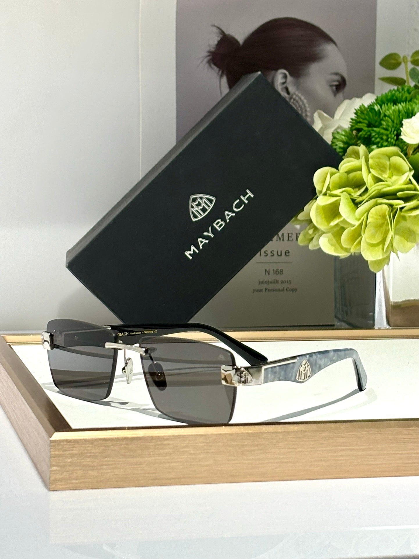'-  MAYBACH The CHARACTER II  Unisex Sunglasses Mirror Zeiss Lenses 👑