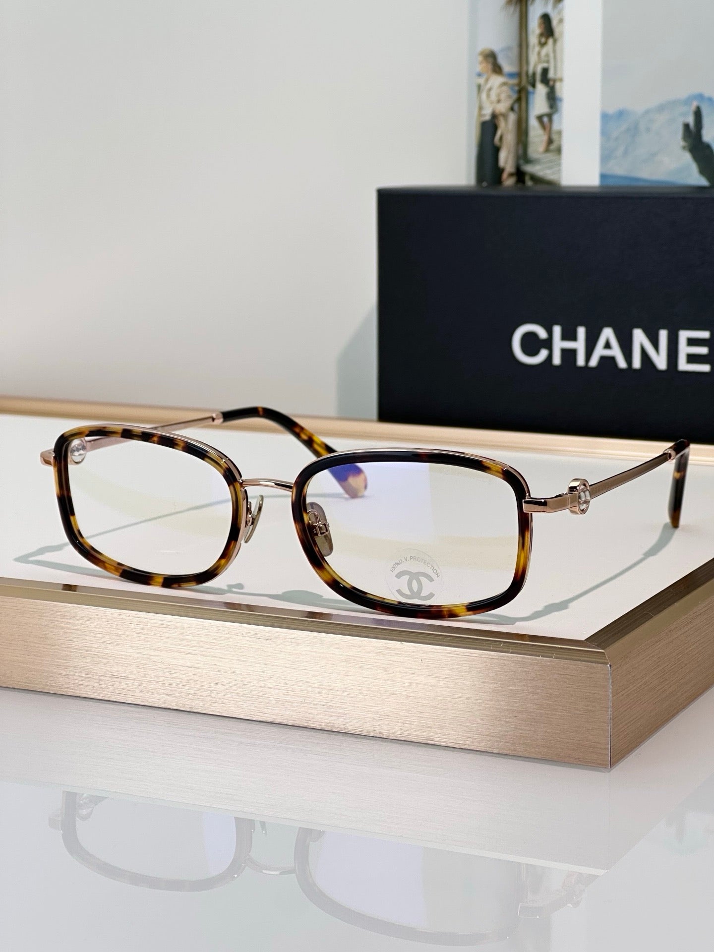 CHANEL 2221  RECTANGLE Glasses  🖤