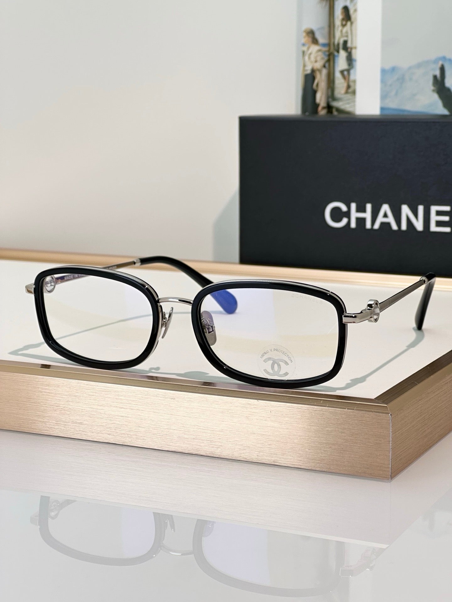 CHANEL 2221  RECTANGLE Glasses  🖤