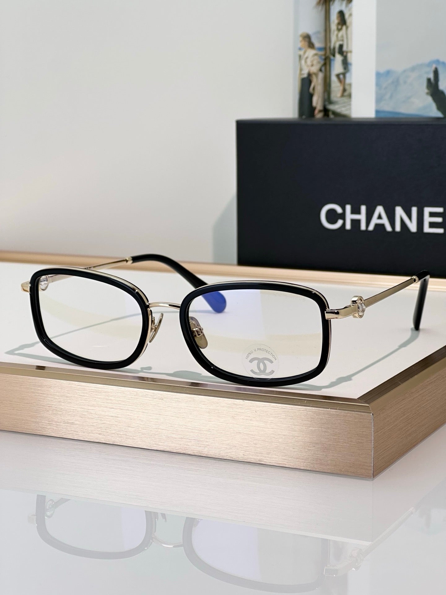 CHANEL 2221  RECTANGLE Glasses  🖤