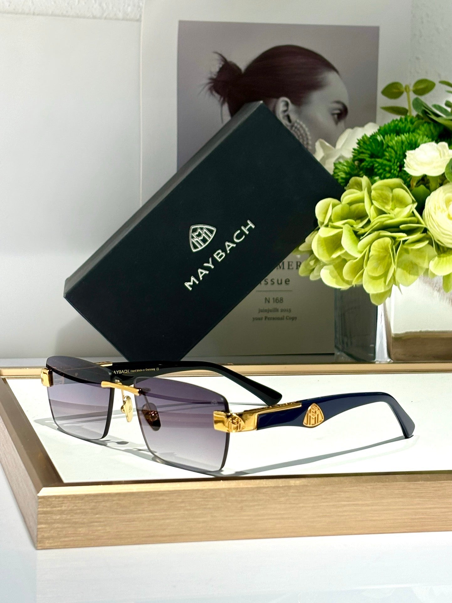 '-  MAYBACH The CHARACTER II  Unisex Sunglasses Mirror Zeiss Lenses 👑
