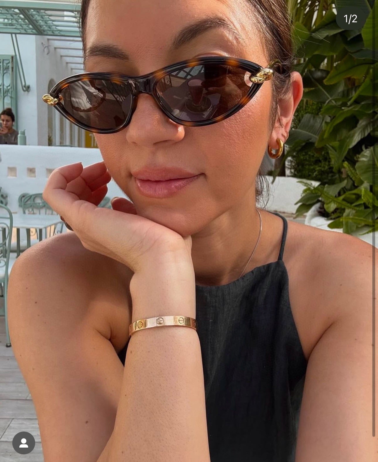 BOTTEGA VENETA BV1390 Women's Sunglasses💚