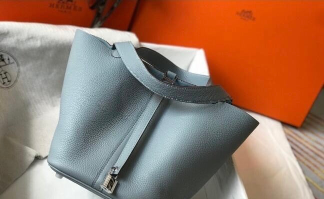 HERMES Hermes Picotin Lock Bag 18cm/22cm Taurillon Clemence Leather  ✨