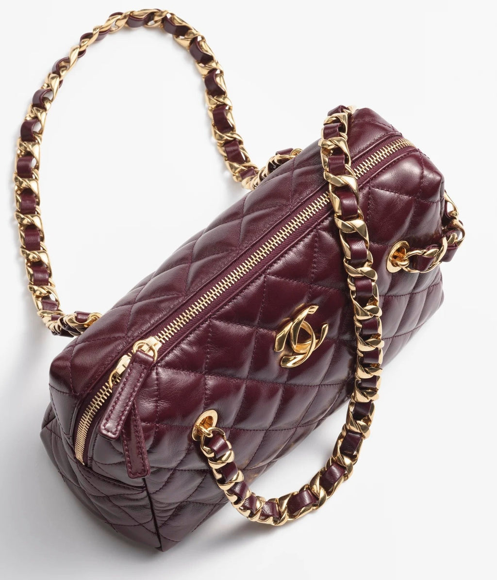CHANEL SMALL BOWLING BAG  NEW 2024 Collection ✨
