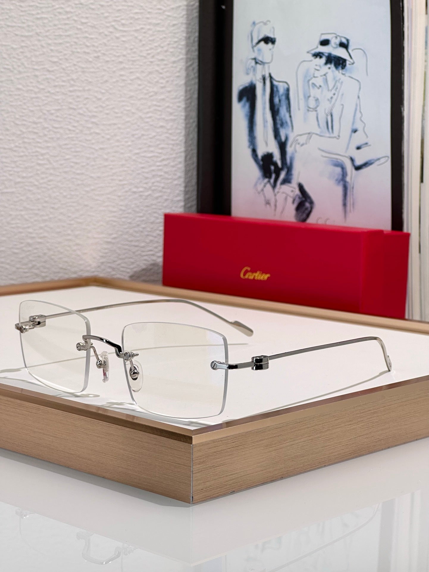 Cartier CT0367S 002 54 - Gold-Silver Unisex Sunglasses Precious 🐆 $11.000