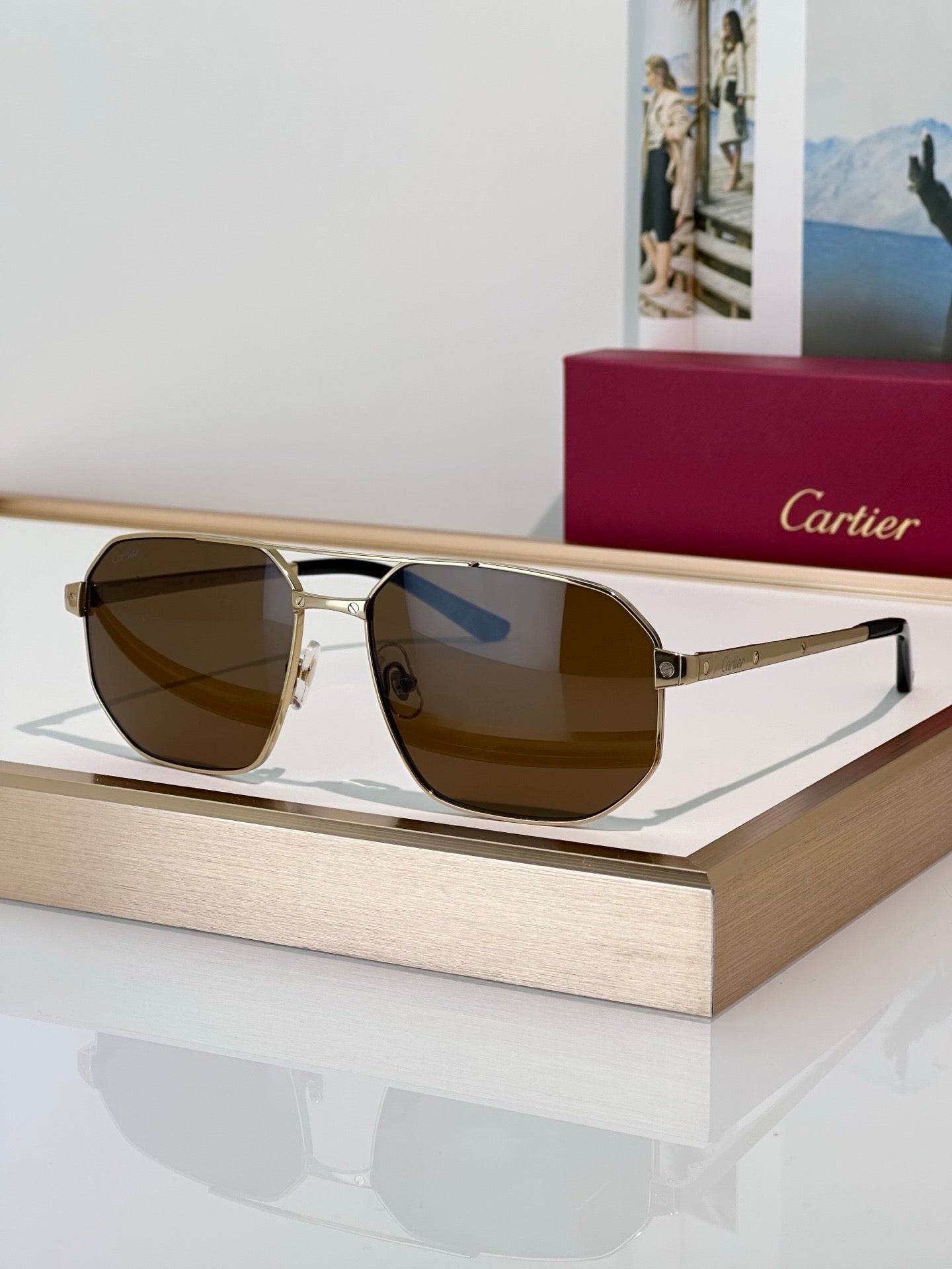 Cartier PREMIÈRE DE CARTIER CT0462S  Sunglasses Polarised  🐆