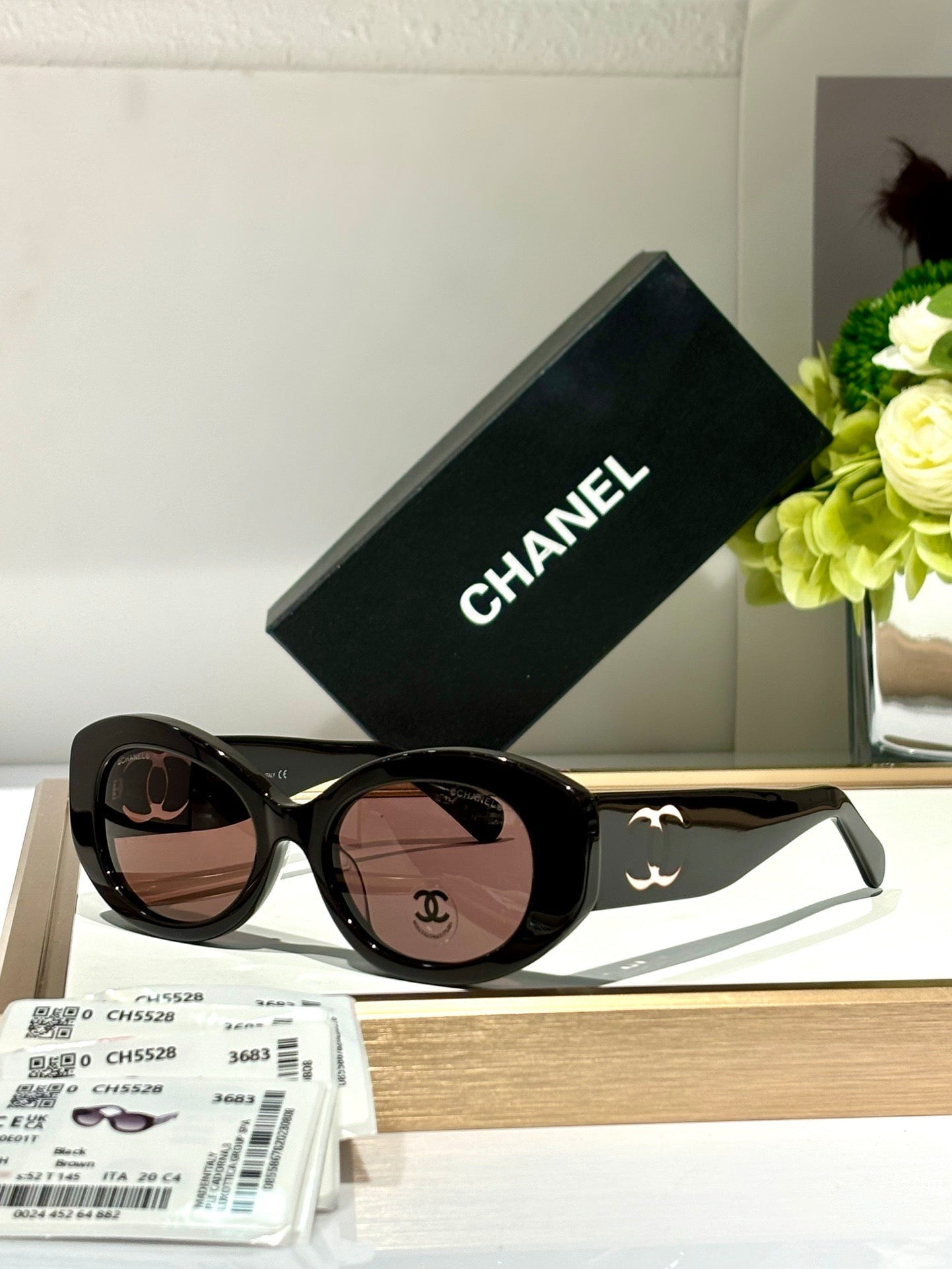 CHANEL 5528 Oval Women's Acetate Sunglasses  ✨ $640