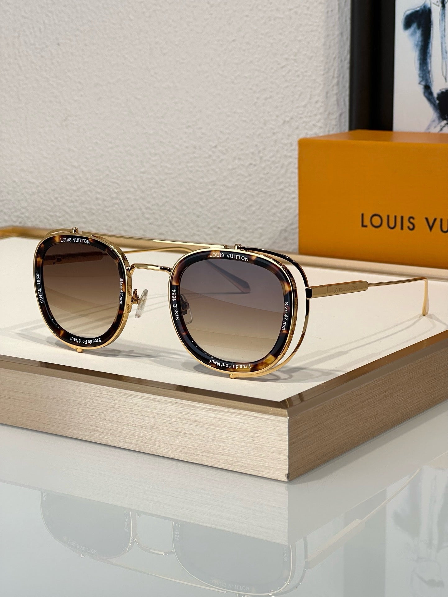 Louis Vuitton Z2213U  LV Super Vision Metal Pilot Square Sunglasses  ✨