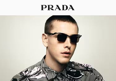 PRADA PR A15S - BLACK-PEACH-GREEN | SUNGLASSES Unisex  🟥
