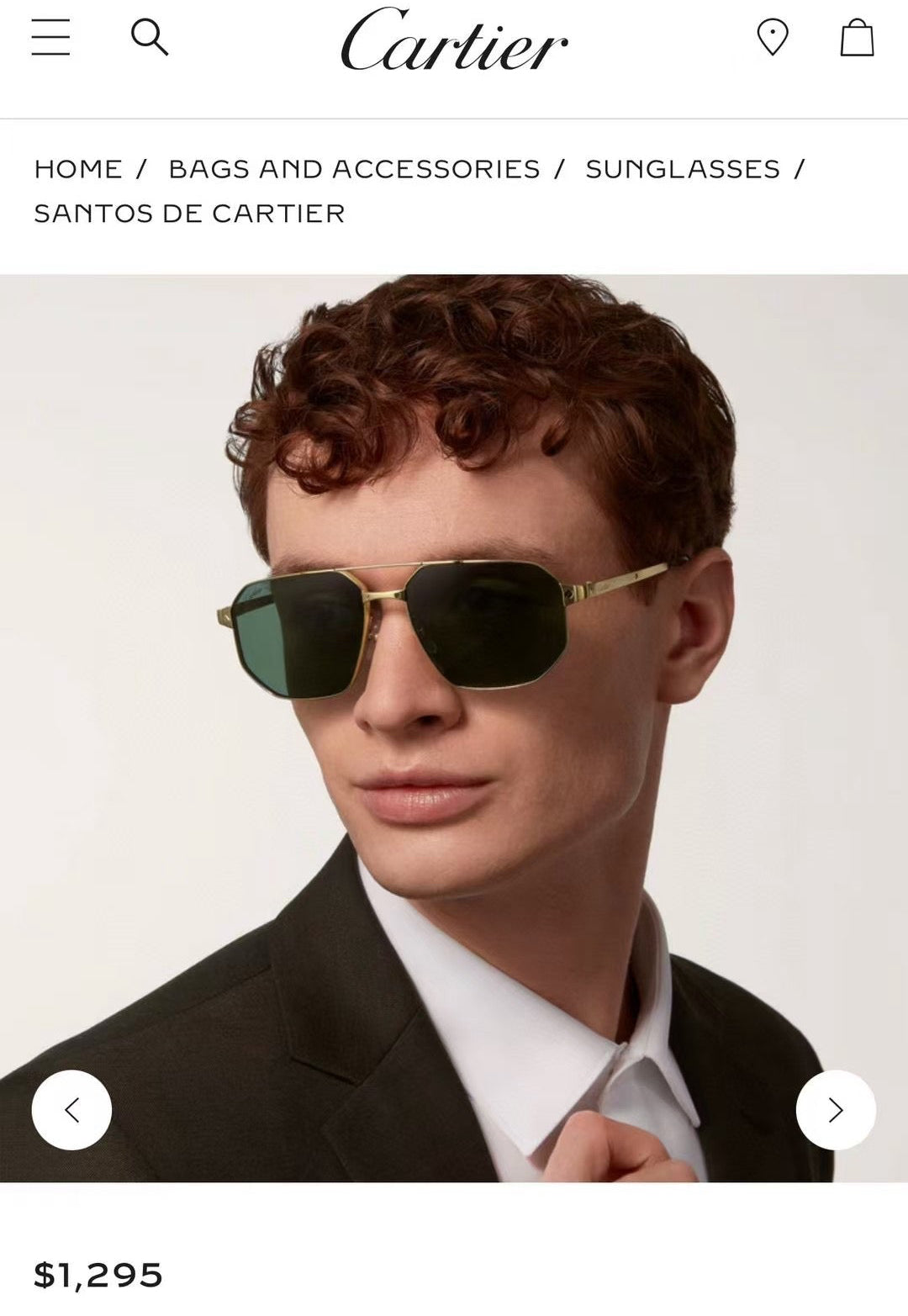Cartier PREMIÈRE DE CARTIER CT0462S  Sunglasses Polarised  🐆