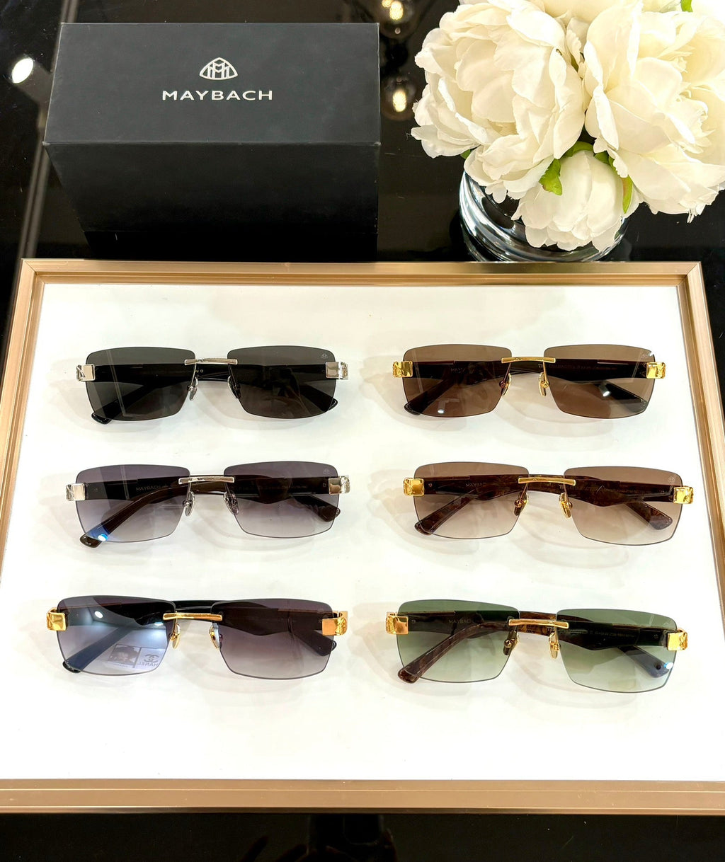 '-  MAYBACH The CHARACTER II  Unisex Sunglasses Mirror Zeiss Lenses 👑