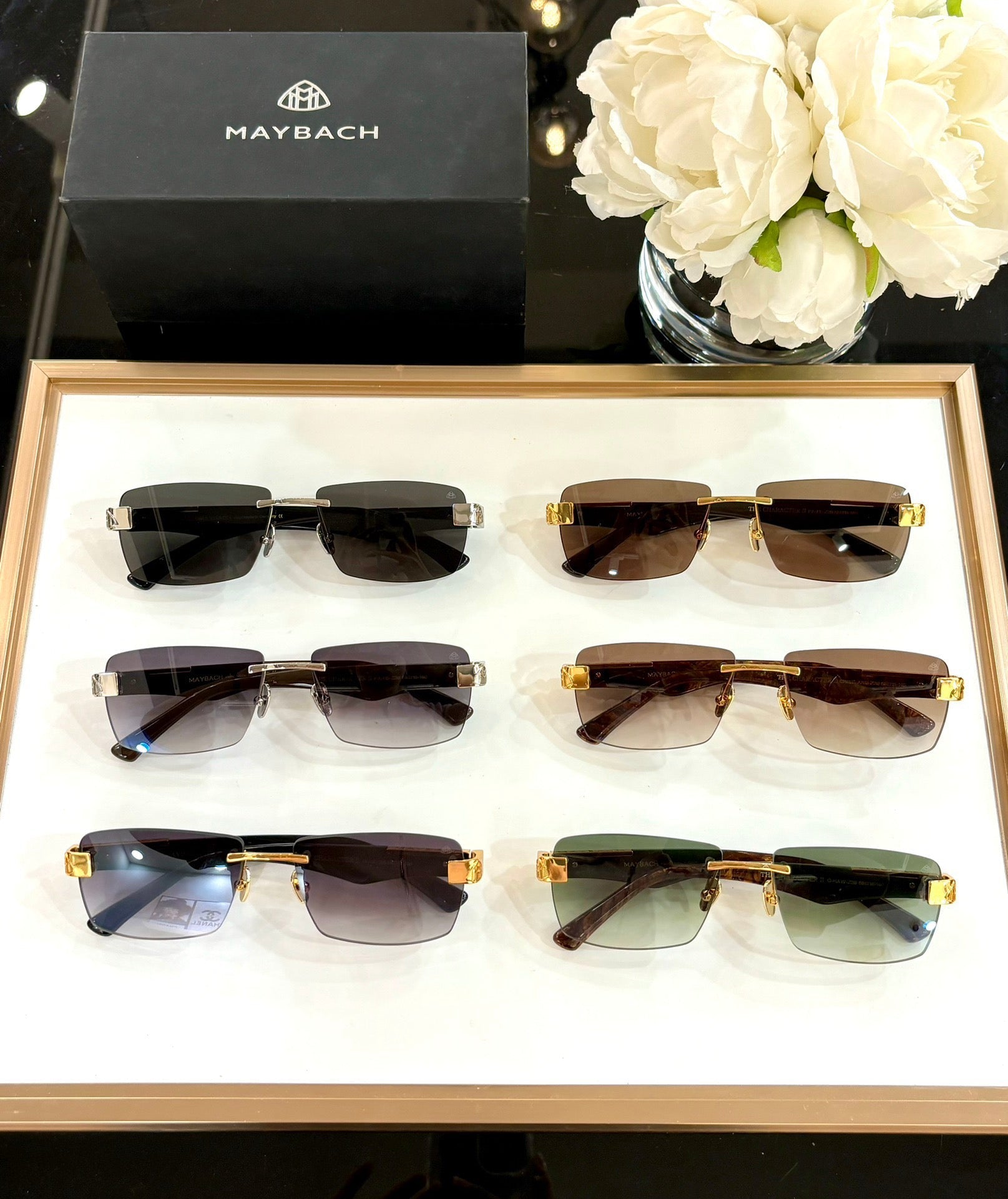 '-  MAYBACH The CHARACTER II  Unisex Sunglasses Mirror Zeiss Lenses 👑