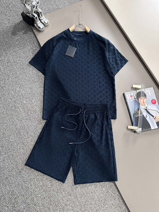 COORDINATO LUIS VUITTON BLU