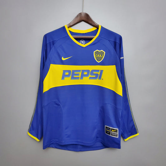 BOCA JUNIORS HOME 03/04 MANICA LUNGA