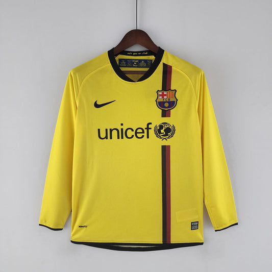 BARCELLONA AWAY 08/09 MANICA LUNGA