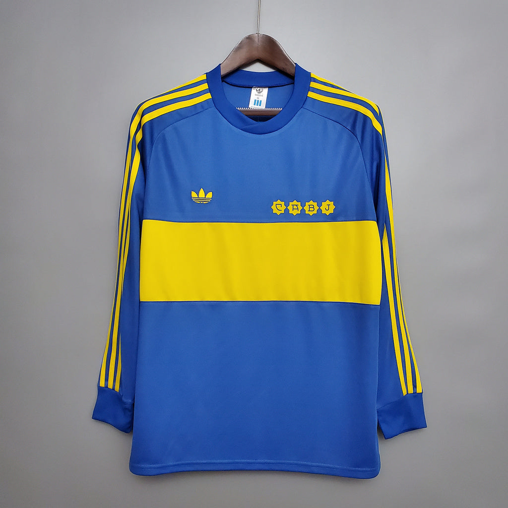 BOCA JUNIORS HOME 1981 MANICA LUNGA