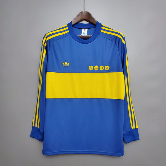 BOCA JUNIORS HOME 1981 MANICA LUNGA